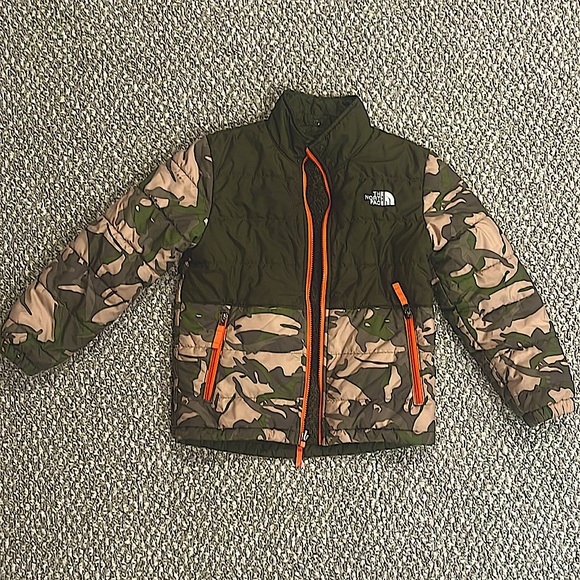 Kids North Face Reversible Winter Jacket - Picture 1 of 5